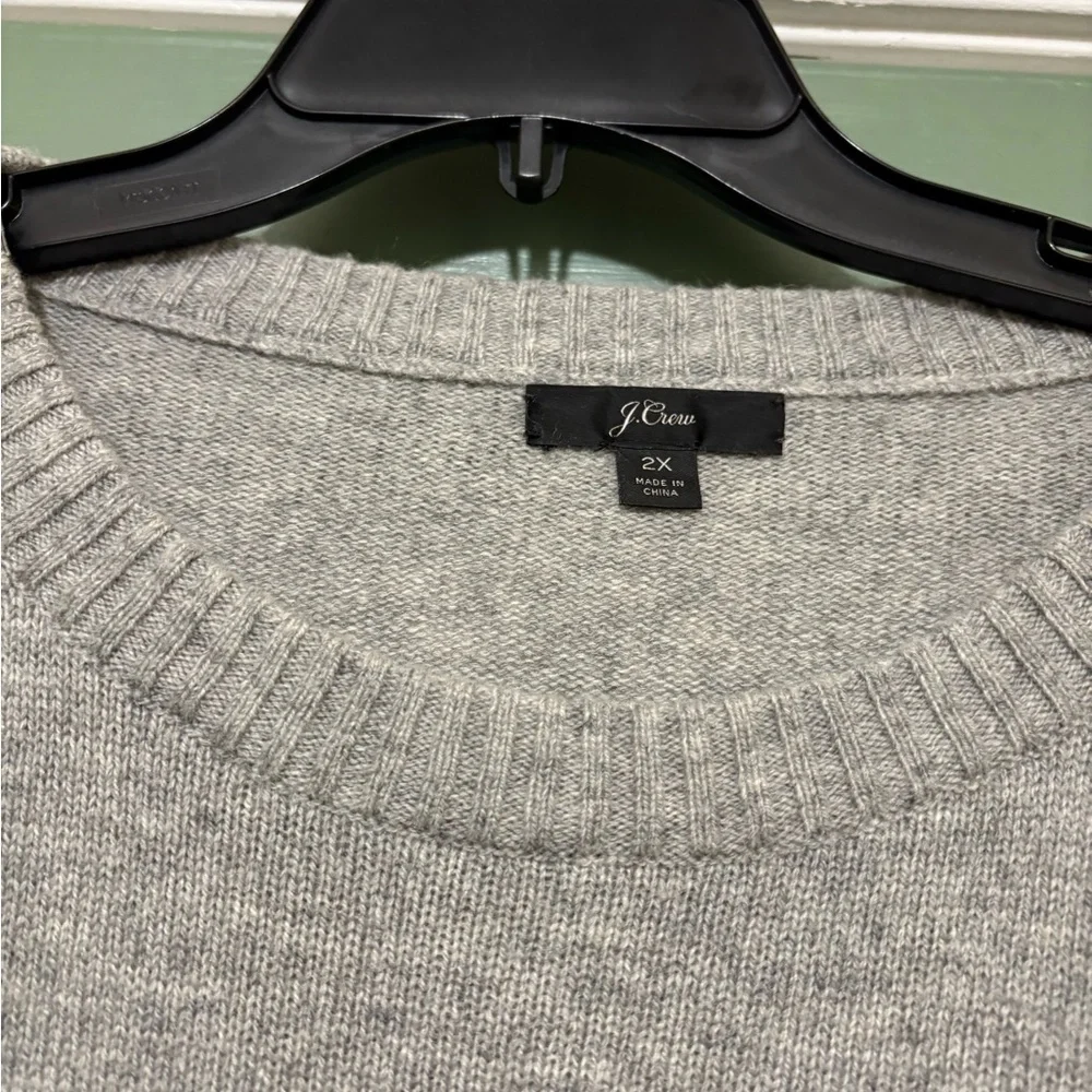 J. Crew Soft Lambs Wool Crew Neck Sweater Sz 2X